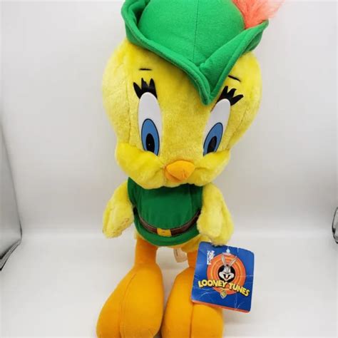 Looney Tunes Robin Hood Tweety Bird 19 Inch 1997 Plush Stuffed Animal