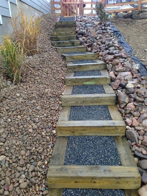 Divide the rise by the run to calculate the slope of the hill into which you are building your stairs. how to build steps on a slope - Recherche Google # ...