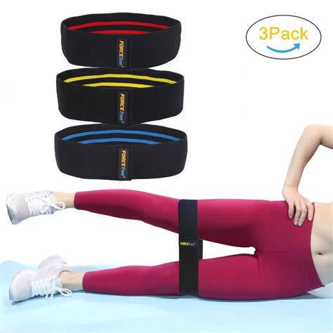 Procircle Hip Resistance Bands Set Of 3 Hip Circle Band For Booty Buildingwarm Uphip Workout