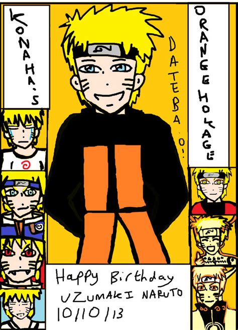 Happy Birthday Uzumaki Naruto Datebayo Xd By Fran48 On Deviantart