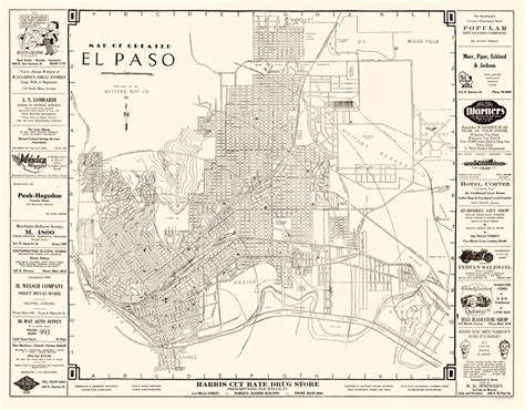 Chat de el paso en español latino y gratis, conocer gente de el paso y buscar amigos/amigas. Historic City Maps | EL PASO TEXAS (TX) BY WESTERN MAP CO 1938