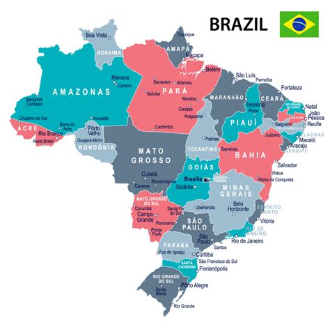 Mapa dos estados do Brasil (História) | abc-distancias.com