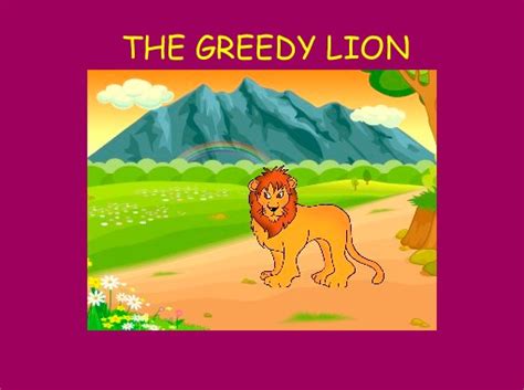 The Greedy Lion Free Stories Online Create Books For Kids