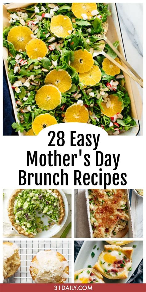 28 Easy Mothers Day Brunch Recipes Savory Brunch Recipes Brunch