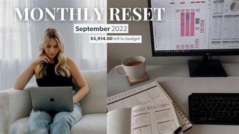 September Reset Routine Reflecting On Goals Budgetting And Current Favourites Youtube