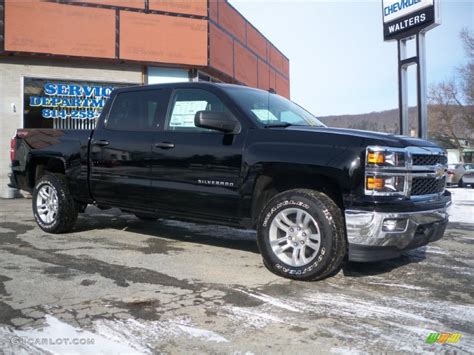 2014 Black Chevrolet Silverado 1500 Lt Crew Cab 4x4 90017108