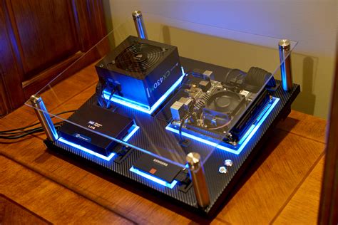 Gallery Of An Awesome Wall Mounted Custom Pc With Beautiful Liquid