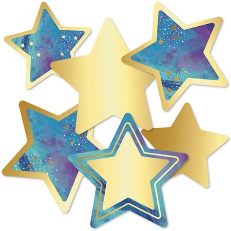 Get The Carson Dellosa Education® Galaxy Stars Cut Outs 3 Packs Of 36 At Michaels