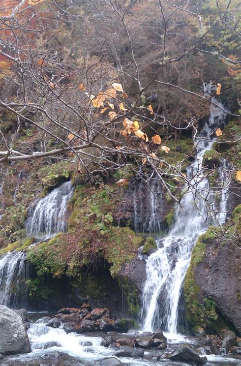 Doryu Falls Is Located In Nishiide Oizumi Town Hokuto City Yamanashi