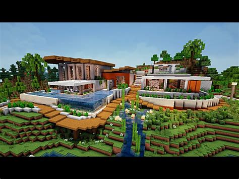 Bright Modern House Minecraft Map