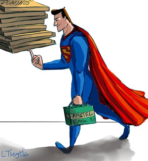Superman Loves Pizza Too By Foxinascarf On Deviantart