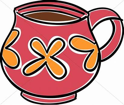 Coffee Clipart Mug Mugs Orange Hour Cups