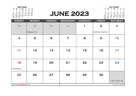 Free Printable Calendar July 2023 June 2024 Custom Calendar Printing 2024