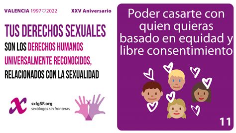 Los Derechos Sexuales Son Derechos Humanos Xxv Aniversario Declaración De Valencia 1997 2022