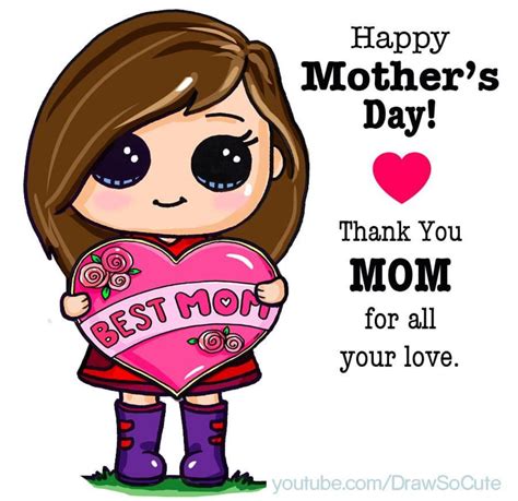 Cute Mothers Day Drawing Ideas