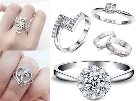 Berbahan emas murni berhias berlian asli dengan desain mewah, unik, simple elegan. Model Cincin Emas Putih Terbaru - Geliat Bisnis