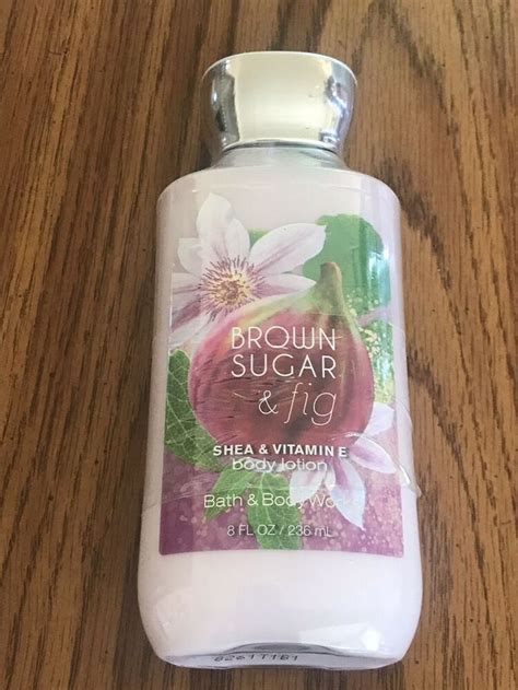 Bath And Body Works Brown Sugar And Fig Shea And Vitamin E Body Lotion 8 Oz