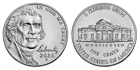 2023 P Jefferson Nickels Return To Monticello Auctions