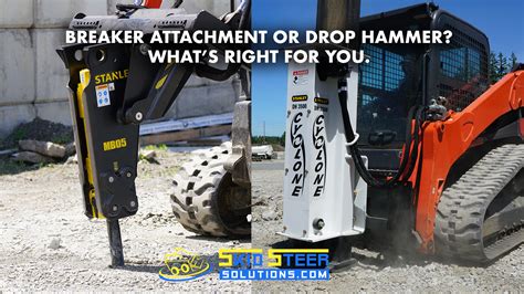 stanley drop hammer  concrete breaker      skid steer solutions