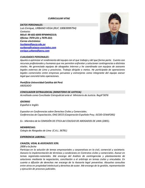 Curriculum Vitae Español Modelos De Curriculum Vitae Curriculum