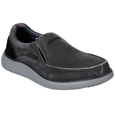 Skechers Status 20 Mosent Mens Canvas Slip On Shoes Men From Charles