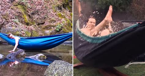 Hot Tub In A Hammock Would You Back This Crowdfunded Invention World News Mirror Online