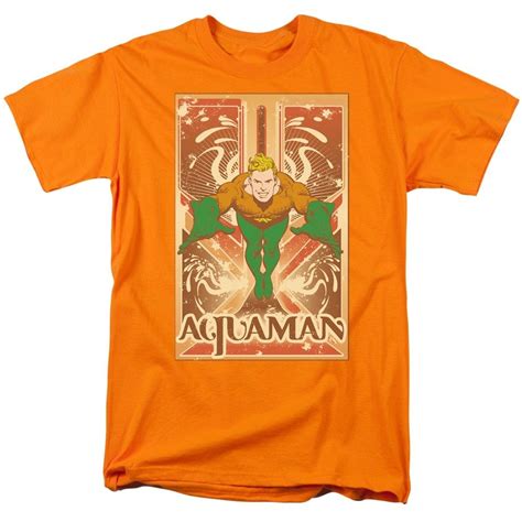 Dc Comics Aquaman Orange T Shirt Aquaman Orange T Shirts King Tshirt