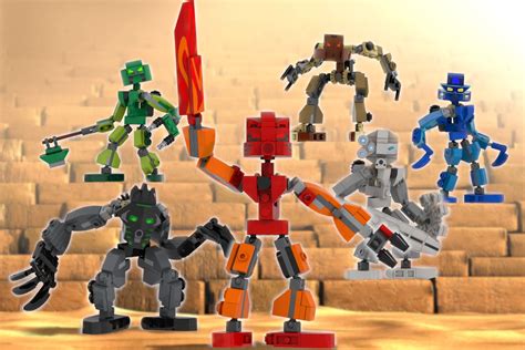 bionicle toa mata complete set of 6 lk