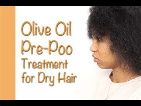 It makes the hair feel so lustrous and shinny with the providing of fatty acids. Olive Oil Pre-Poo Treatment for Dry Hair - YouTube