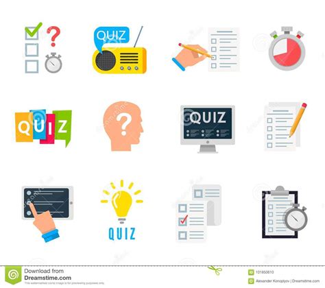 Quiz Game Icon Stock Vector Illustration Of Mark Interview 101850610