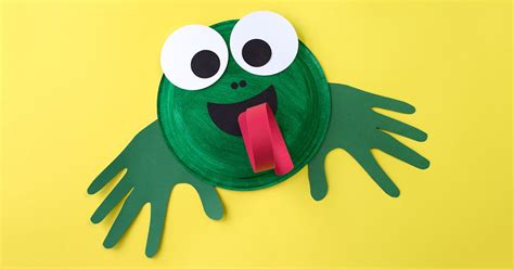 Paper Plate Frog Craft