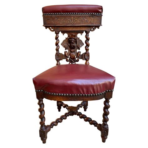 Just like the phoenix, the smoke objects are reborn from their ashes, gaining new vitality and beauty in a very unusual way. 19th Century French Carved Oak Pipe Smoking Chair Fumeur ...