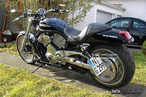 This harley is slightly customized, lowered and has a custom paint job and a great sounding screaming eagle exhaust. 2004 Harley Davidson V-Rod with 240 tires