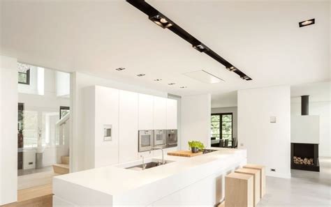 Common installation locations for track lighting include kitchens and living rooms and tracks can be either wall or ceiling mounted. Track Lighting Installation Guide And Tips