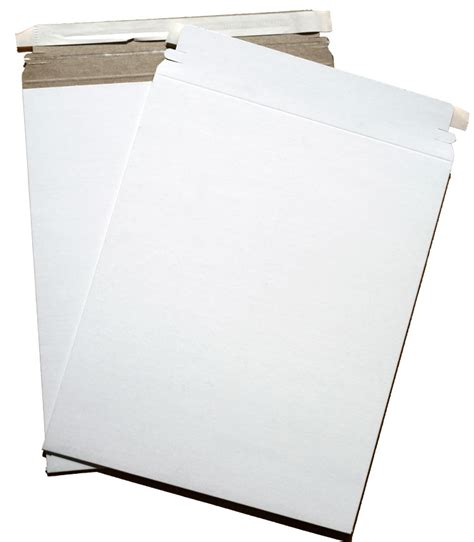 Cardboard Envelopes White Paperboard Mailers 11 X 135 100 Pk