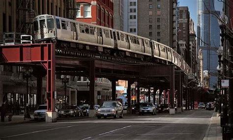 Chicago Elevated Trains The Loop By Lasse Street Stairways Chicago