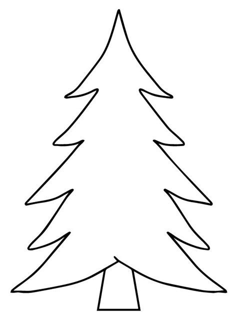 21 Free Printable Christmas Trees Free Coloring Pages