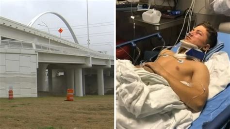 selfie seeking texas teenager survives fall off bridge hopes near death experience serves as