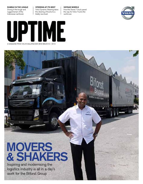 Aex logistics sdn bhd was founded by a singapore group with the vision of providing customer focus solution. Uptime issue #3, 2013 by Irina Lau