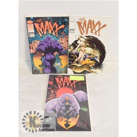 the maxx comics issues 1 2 and 4