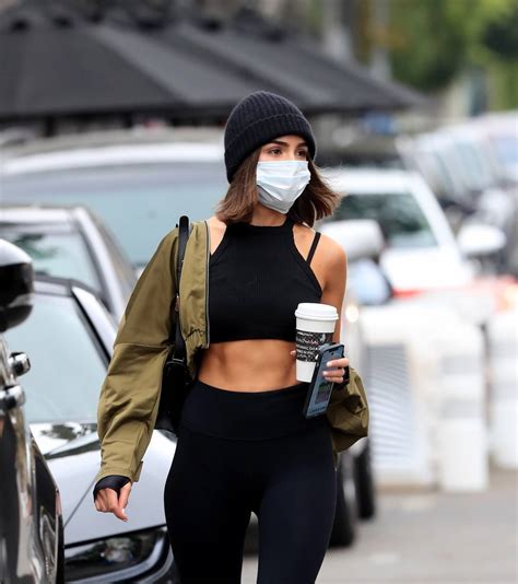 Olivia Culpo In A Midriff Baring Top Out For A Workout In West