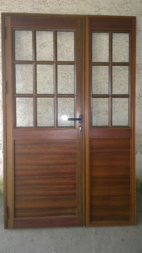 Puertas De Aluminio En Varios Colores Y Diseños; Muy Seguras - $ 11.420