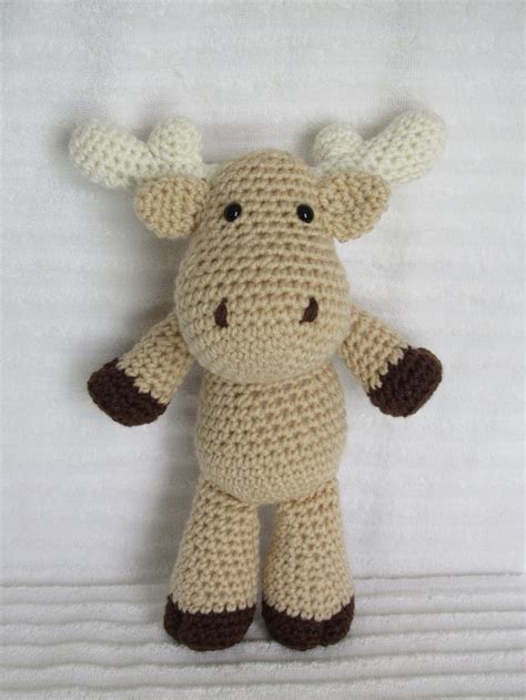 Crochet Moose Moose Stuffed Animal Stuffed Moose Moose | Etsy