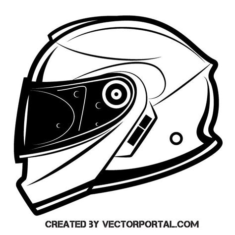 Motorcycle Helmet Vector Clip Art Helmet Drawing Motorcycle Drawing