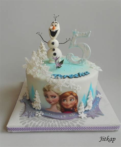 Pak vám neunikne žádná nová písnička. Ledové Království - CakeCentral.com