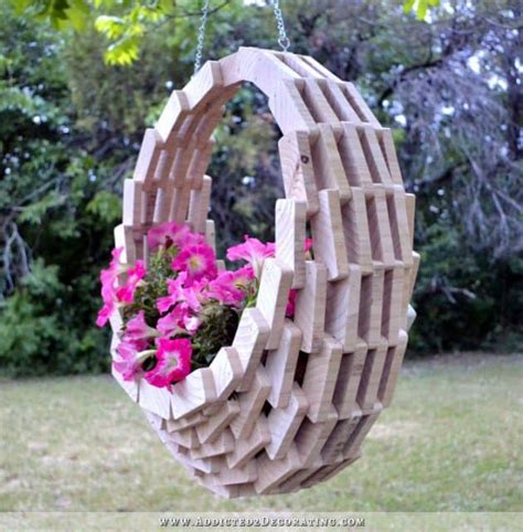 The slat design helps with drainage and includes one 20 in. 30 DIY Garden Art Ideas To Enjoy This Spring