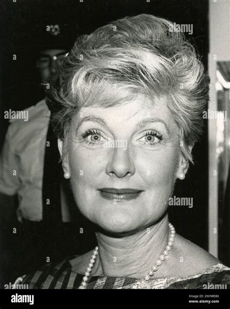 English Actress Barbara Murray Uk 1985 Stock Photo Alamy