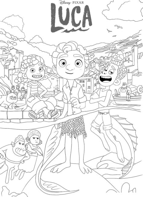 Dibujos de Luca para colorear 40 Páginas para imprimir y pintar