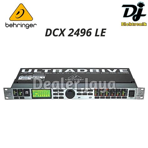 Jual Speaker Management Behringer Dcx 2496 Le Dcx2496 Dcx 2496le