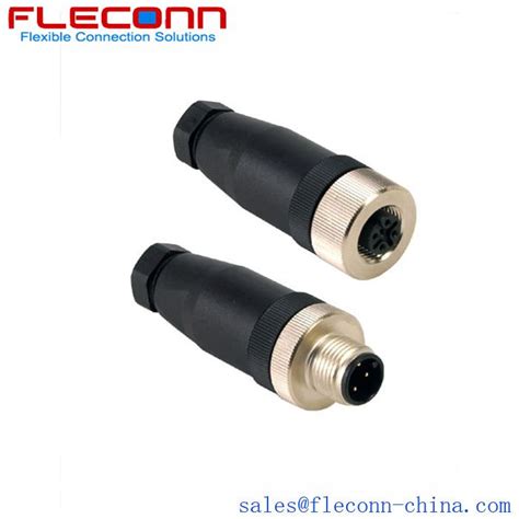 M12 Connector 4 Pin Connector Connectors Ethernet Cable